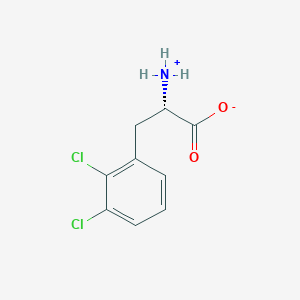 molecular formula C9H9Cl2NO2 B7869336 (2S)-2-azaniumyl-3-(2,3-dichlorophenyl)propanoate 