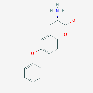 molecular formula C15H15NO3 B7869352 (2S)-2-azaniumyl-3-(3-phenoxyphenyl)propanoate 