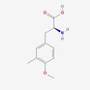 molecular formula C11H15NO3 B7869407 (2S)-2-amino-3-(4-methoxy-3-methylphenyl)propanoic acid 