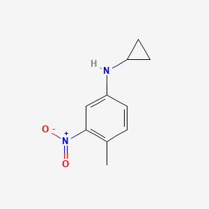 Cyclopropyl-(4-methyl-3-nitro-phenyl)-amine