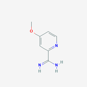 molecular formula C7H9N3O B7869447 4-Methoxypicolinimidamide 