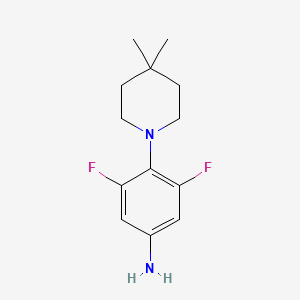 4-(4,4-Dimethylpiperidin-1-yl)-3,5-difluoroaniline