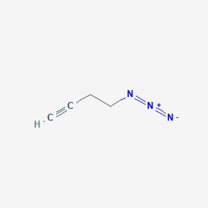 molecular formula C4H5N3 B7869553 4-Azido-1-butyne 