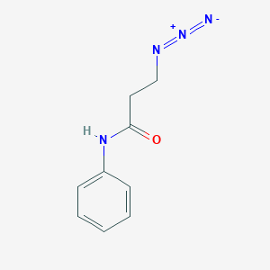 molecular formula C9H10N4O B7869560 N-Phenyl-3-azidopropionamide 