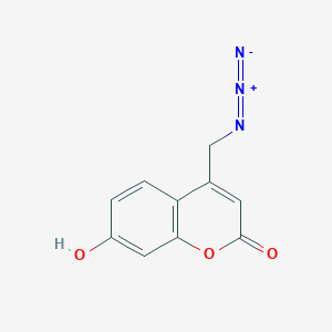 molecular formula C10H7N3O3 B7869567 7-Hydroxy-4-azidomethylcoumarin 