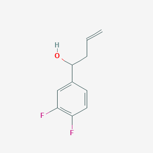 molecular formula C10H10F2O B7869592 4-(3,4-Difluorophenyl)-1-buten-4-ol 