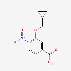3-(Cyclopropylmethoxy)-4-nitrobenzoic acid