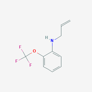 molecular formula C10H10F3NO B7869668 N-(prop-2-en-1-yl)-2-(trifluoromethoxy)aniline 