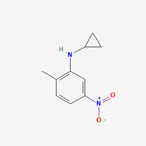 molecular formula C10H12N2O2 B7869705 Cyclopropyl-(2-methyl-5-nitro-phenyl)-amine 