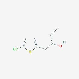 molecular formula C8H11ClOS B7869728 1-(5-Chloro-2-thienyl)-2-butanol 