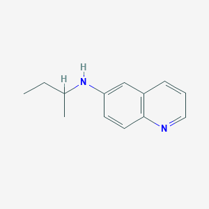 molecular formula C13H16N2 B7869739 N-(butan-2-yl)quinolin-6-amine 