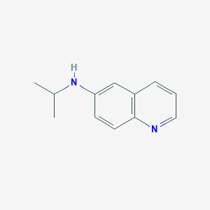 molecular formula C12H14N2 B7869744 N-(propan-2-yl)quinolin-6-amine 