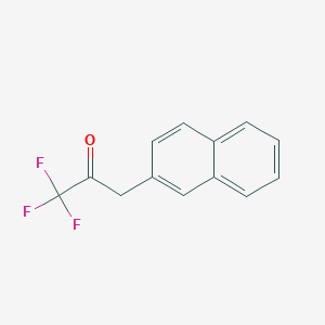 molecular formula C13H9F3O B7869781 1-(2-Naphthyl)-3,3,3-trifluoroacetone 