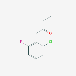 molecular formula C10H10ClFO B7869784 1-(2-Chloro-6-fluorophenyl)butan-2-one 