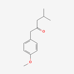 molecular formula C13H18O2 B7869801 1-(4-Methoxyphenyl)-4-methylpentan-2-one 