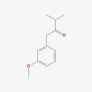 molecular formula C12H16O2 B7869810 3-Methyl-1-[3-(methyloxy)phenyl]-2-butanone 