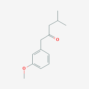 molecular formula C13H18O2 B7869816 1-(3-Methoxyphenyl)-4-methylpentan-2-one 