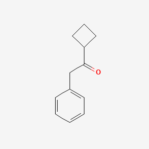molecular formula C12H14O B7869820 1-Cyclobutyl-2-phenylethanone 