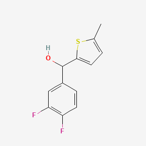 molecular formula C12H10F2OS B7869870 (3,4-Difluorophenyl)(5-methylthiophen-2-yl)methanol 