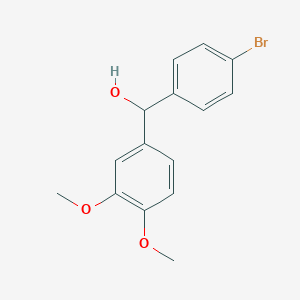 (4-Bromophenyl)(3,4-dimethoxyphenyl)methanol
