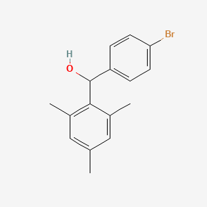 molecular formula C16H17BrO B7869924 (4-Bromophenyl)(mesityl)methanol CAS No. 29334-21-2