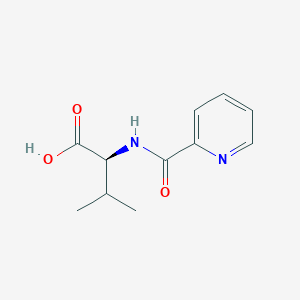 (2S)-3-methyl-2-(pyridine-2-carbonylamino)butanoic acid