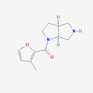 Rel-((3aS,6aS)-hexahydropyrrolo[3,4-b]pyrrol-1(2H)-yl)(3-methylfuran-2-yl)methanone