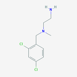 molecular formula C10H14Cl2N2 B7870156 N1-(2,4-Dichlorobenzyl)-N1-methylethane-1,2-diamine 