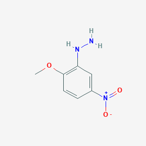 molecular formula C7H9N3O3 B7870183 (2-Methoxy-5-nitrophenyl)hydrazine CAS No. 94829-98-8