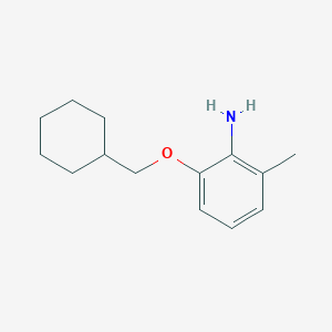 2-Cyclohexylmethoxy-6-methyl-phenylamine