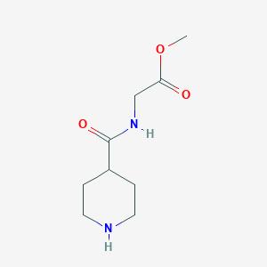 Methyl 2-[(piperidin-4-yl)formamido]acetate