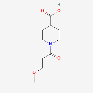 1-(3-Methoxypropanoyl)piperidine-4-carboxylic acid