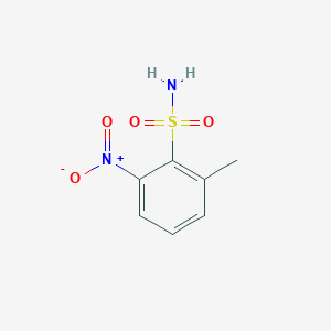 molecular formula C7H8N2O4S B7870333 2-Methyl-6-nitrobenzene-1-sulfonamide 