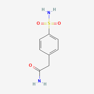 molecular formula C8H10N2O3S B7870337 2-(4-Sulfamoylphenyl)acetamide 