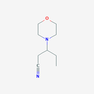 3-Morpholin-4-ylpentanenitrile