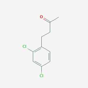 molecular formula C10H10Cl2O B7870370 4-(2,4-Dichlorophenyl)butan-2-one 