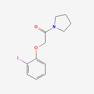 molecular formula C12H14INO2 B7870378 2-(2-Iodophenoxy)-1-(pyrrolidin-1-yl)ethan-1-one 
