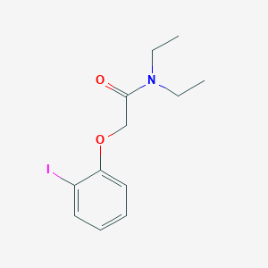 molecular formula C12H16INO2 B7870396 2-(2-iodophenoxy)-N,N-dimethylacetamide 