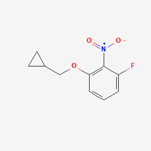 1-(Cyclopropylmethoxy)-3-fluoro-2-nitrobenzene