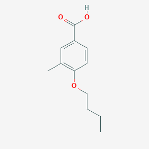 molecular formula C12H16O3 B7870545 4-Butoxy-3-methylbenzoic acid 