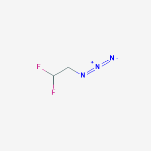 molecular formula C2H3F2N3 B7870689 2-Azido-1,1-difluoroethane 