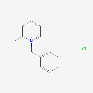 molecular formula C13H14ClN B078707 Benzyl-2-methylpyridinium chloride CAS No. 13686-87-8