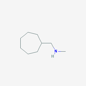 molecular formula C9H19N B7870755 Cycloheptylmethyl-methyl-amine 