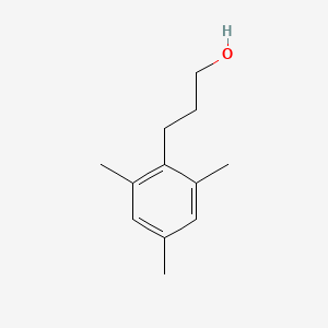 molecular formula C12H18O B7870765 3-(2,4,6-Trimethylphenyl)propan-1-ol CAS No. 27645-07-4