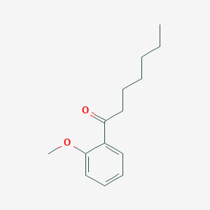 molecular formula C14H20O2 B7870771 1-(2-Methoxyphenyl)heptan-1-one 
