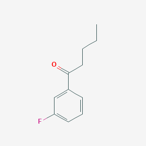 molecular formula C11H13FO B7870794 1-(3-Fluorophenyl)pentan-1-one 