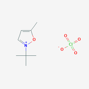 molecular formula C8H14ClNO5 B078708 高氯酸N-叔丁基-5-甲基异噁唑鎓 CAS No. 10513-45-8
