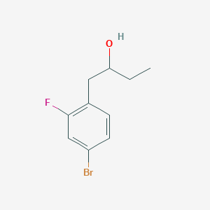 molecular formula C10H12BrFO B7870870 1-(4-Bromo-2-fluorophenyl)-2-butanol 