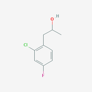 molecular formula C9H10ClFO B7870882 1-(2-Chloro-4-fluorophenyl)-2-propanol 