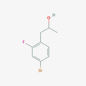 molecular formula C9H10BrFO B7870891 1-(4-Bromo-2-fluorophenyl)-2-propanol 